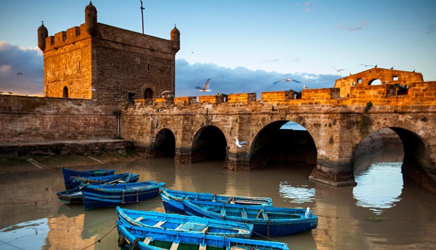 Agence de voyages à Marrakech, Maroc