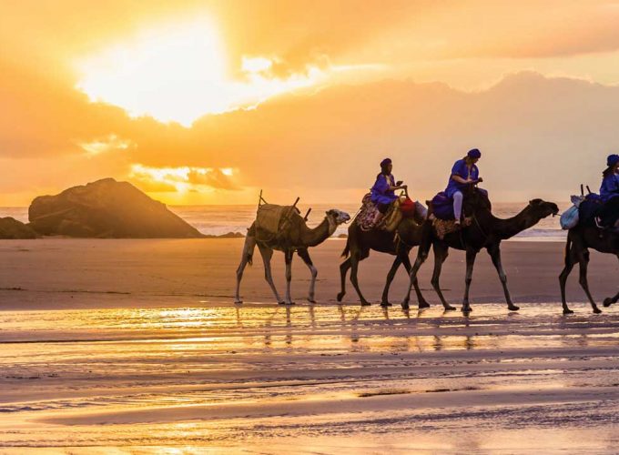 Agence de voyages à Marrakech, Maroc