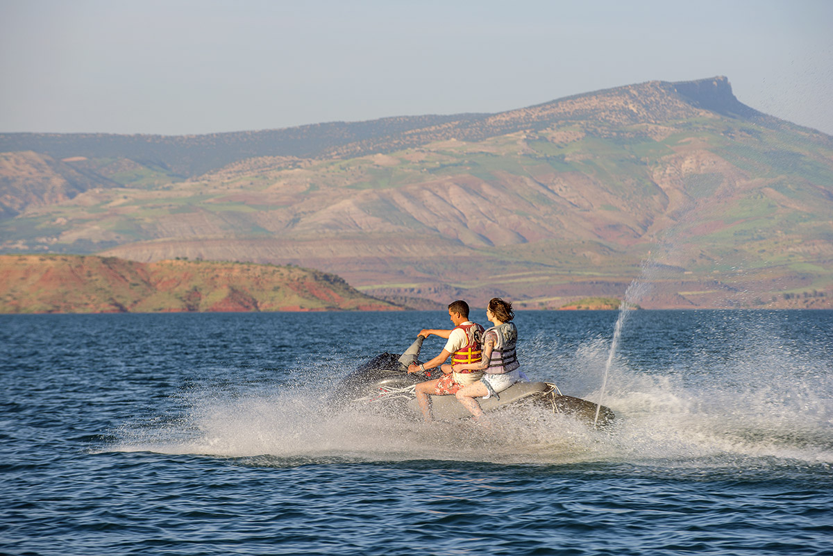 Jet ski à Bin El Ouidane