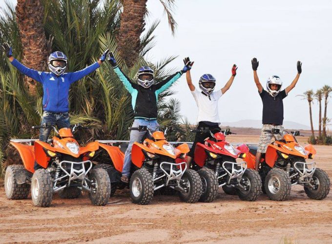 Marrakesh : Quad biking in the palm grove