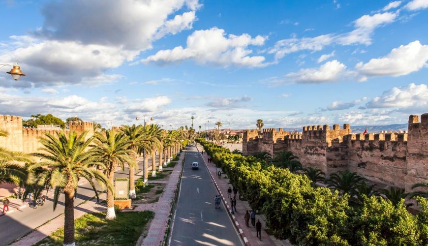 Agence de voyages à Marrakech, Maroc