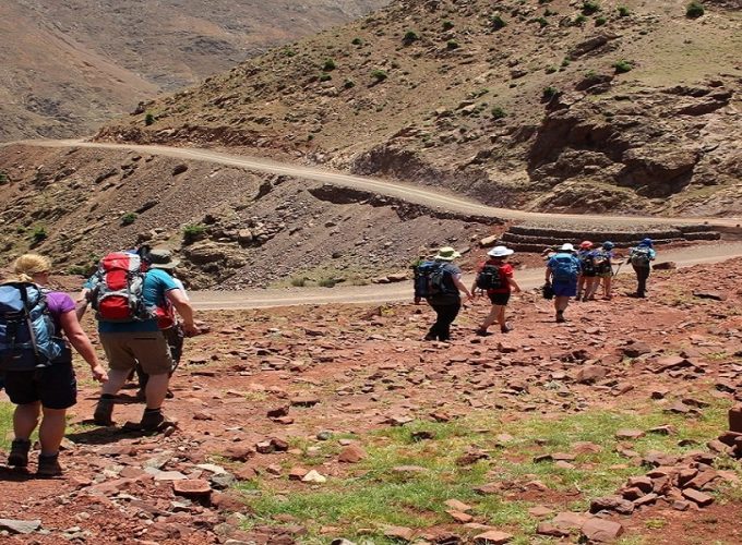 Agence de voyages à Marrakech, Maroc