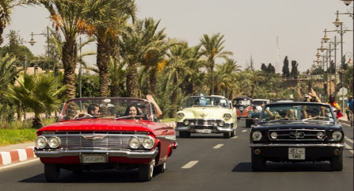 Marrakech : Grand tour en voiture de collection