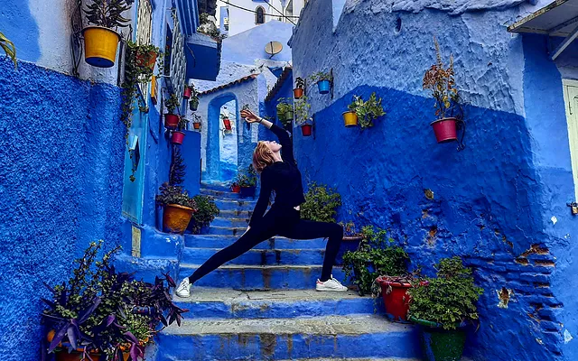 Chefchaouen : Cours de Yoga (Vue sur montagne)