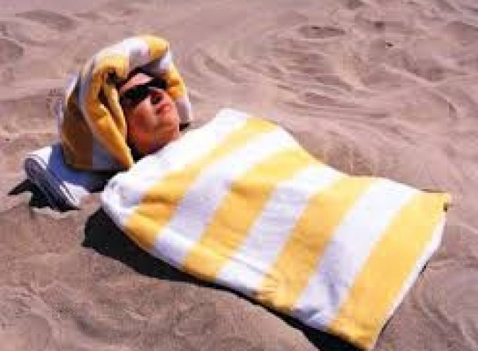 Merzouga: Sand bathing