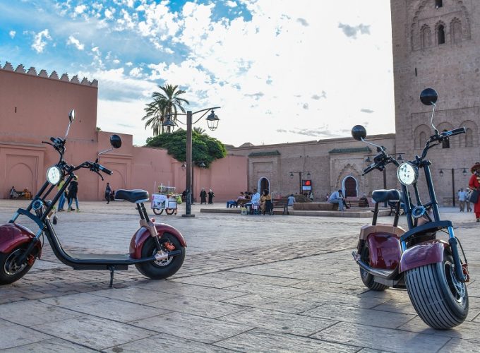 Marrakech : Balades citadines écologiques : l’ecoscooter