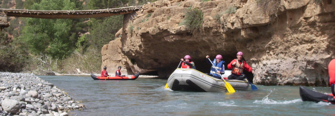 Marrakech: rafting dans la vallée d’Ijoukak