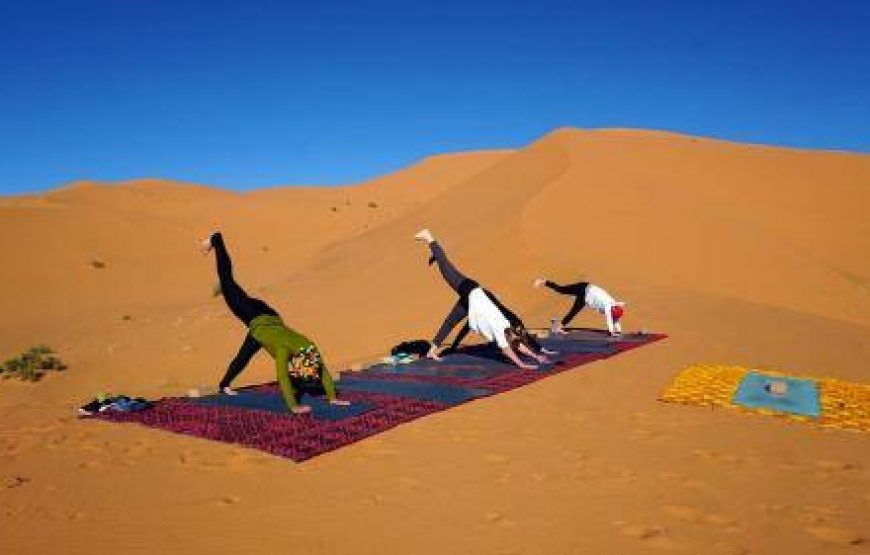 Merzouga : Yoga in the desert